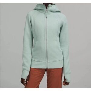Lululemon Athletica Mint Green Zip-Up Scuba Hoodie Size 6